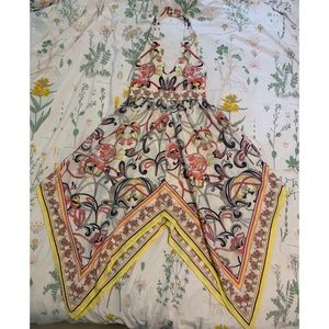 H&M high-low halter bandana dress